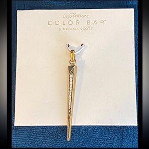 NEW Kendra Scott Antiqued Spear Charm w/Rhinestones